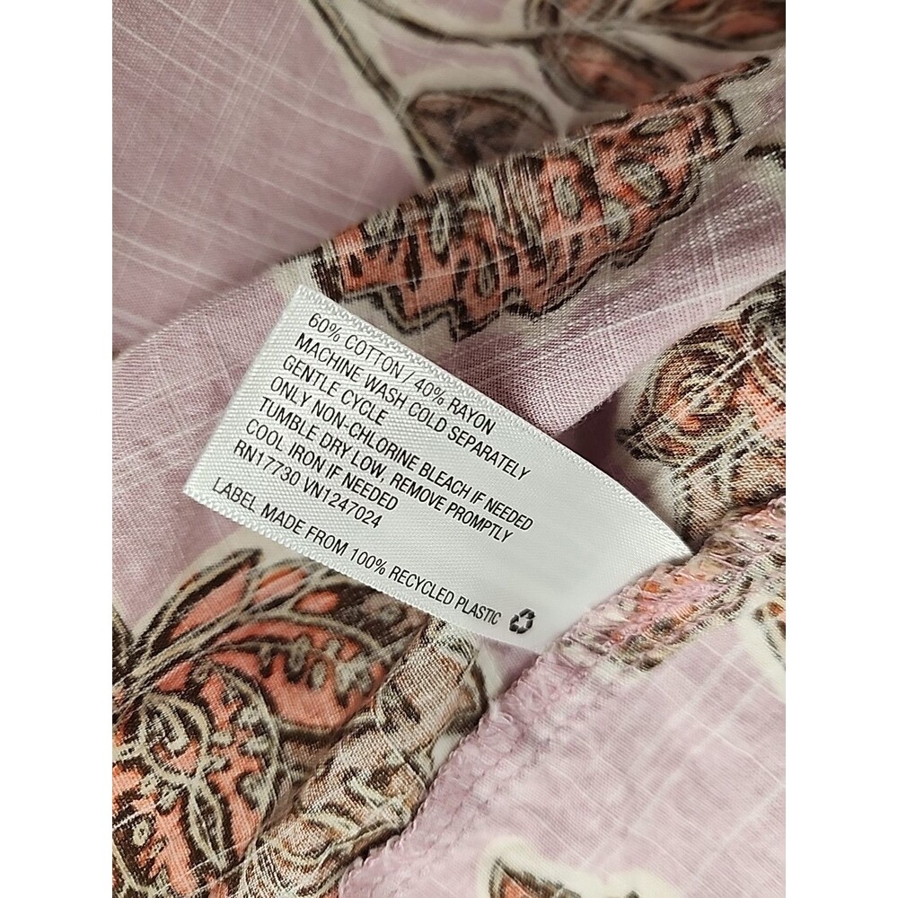 Knox Rose‎ XL | Boho Peasant Prairie Western Ditsy Floral Bubble Sleeve Dress - Picture 6 of 7